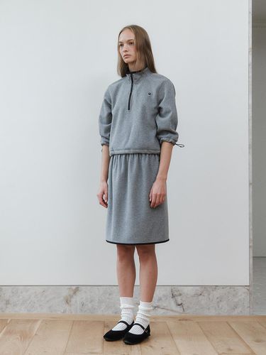 Romand Fleece Skirt (Gray) - nyhavn - Modalova