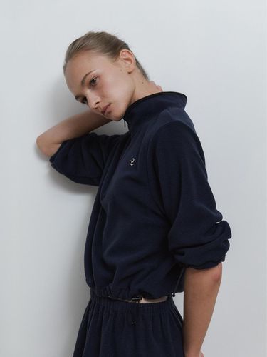 Beatrice Fleece Zip up (Navy) - nyhavn - Modalova