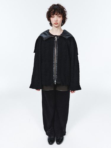 Bustle Reversible Hooded Bomber Jacket - odlyworkshop - Modalova