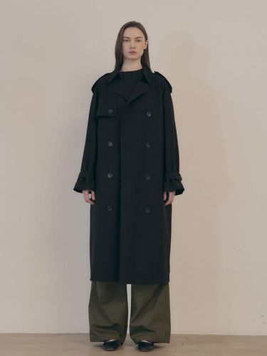 TRENCH COAT (BLACK) - VIS A VIS - Modalova