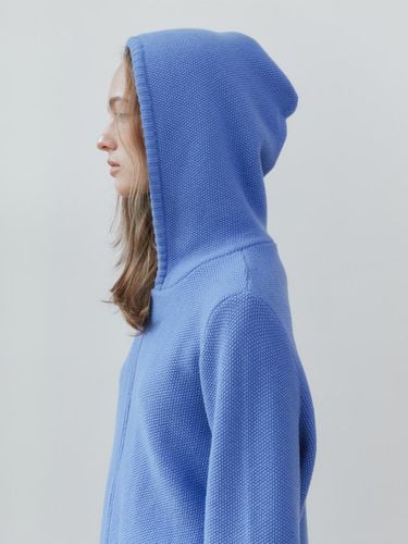 Ambre Hooded Zip up Cardigan (Blue) - nyhavn - Modalova