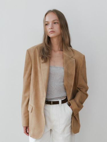 Renee Suade Jacket (Beige) - nyhavn - Modalova