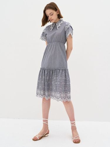 S Floral - embroidered cotton midi dress - Et demain - Modalova