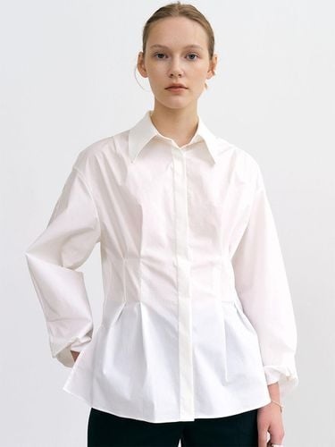 A Tuck detailed cotton blend twist shirt () - Et demain - Modalova