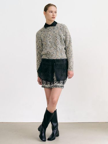 W Braided boucle tweed mini skirt () - Et demain - Modalova