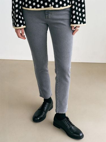 A Slim skinny denim pants (Grey) - Et demain - Modalova