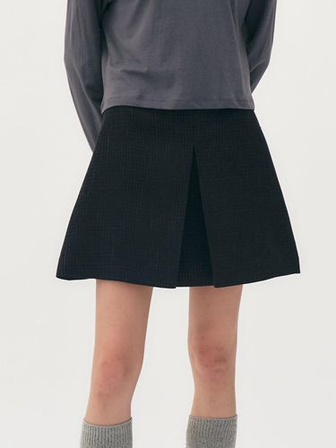 Cotton tweed A line mini skirt () - Et demain - Modalova