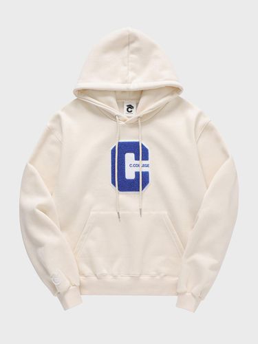 Mix C Patch Cream Hoodie / Hoodie [Universal for M - conceptcollege - Modalova