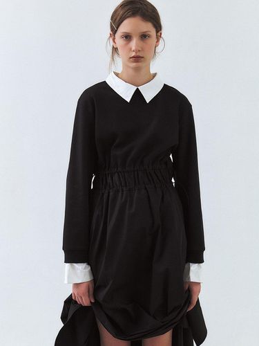 Sweatshirt layered string shirt dress - Et demain - Modalova