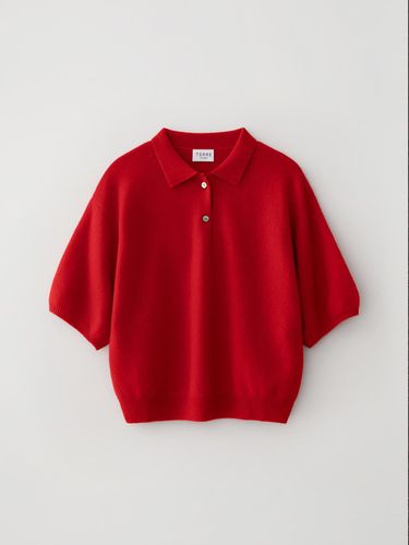 Cashmere Volume Color Top Red - TERRE DE CASHMERE - Modalova