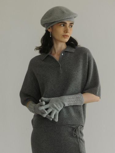 Cashmere Volume Color Top Gray - TERRE DE CASHMERE - Modalova