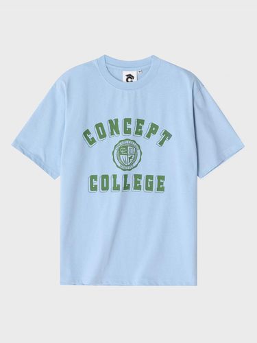 Green Classic Big Logo Crew Neck Short-Sleeve T-shirt - conceptcollege - Modalova