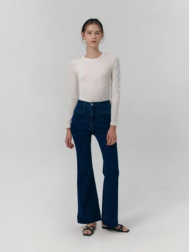 Exclusive] Pocket Bootcut Denim Pants - AUBE UE - Modalova