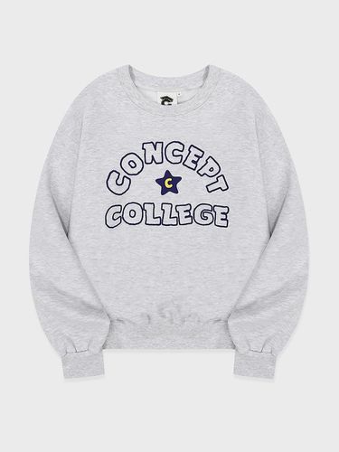 Hand logo sweatshirt / Ash gray - conceptcollege - Modalova