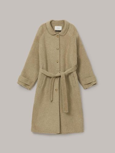 Raglan Handmade long coat - Send beige - Laminez - Modalova