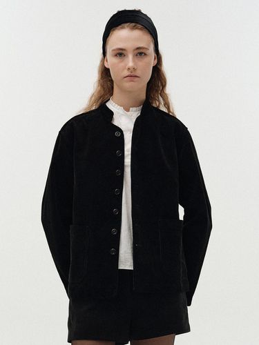 Glia Corduroy Jacket (Black) - NOTHING WRITTEN - Modalova