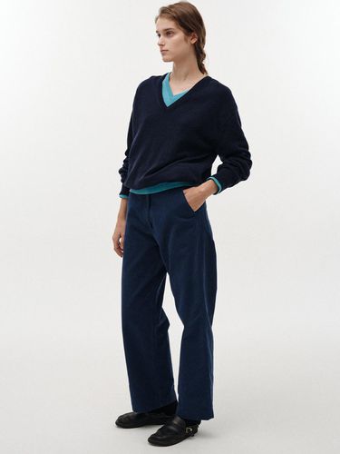 Paan Cotton Work Pants (Blue) - NOTHING WRITTEN - Modalova