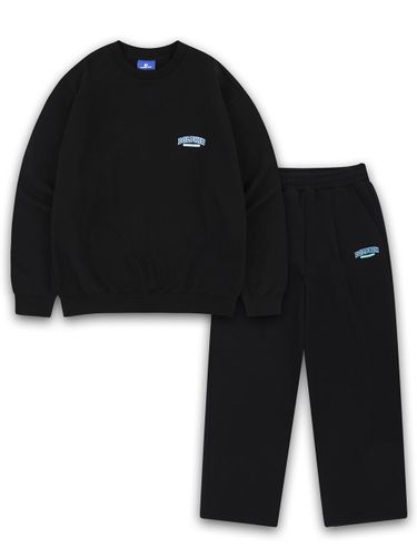 SET] DOLPHIN SILICONE PRINT SWEATSHIRT & TUCK PAN - DOLPHIN WAVE APPAREL - Modalova