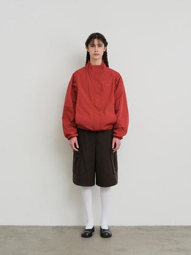 HALFNECK NYLON JUMPER (RED) - Burmula - Modalova