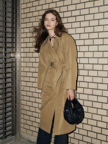 Belted Trench Coat - RENEJ - Modalova