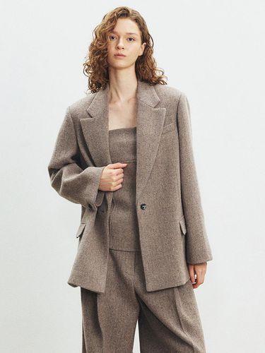 Herringbone Jacket KW4AJ3360_6A - JOY GRYSON - Modalova