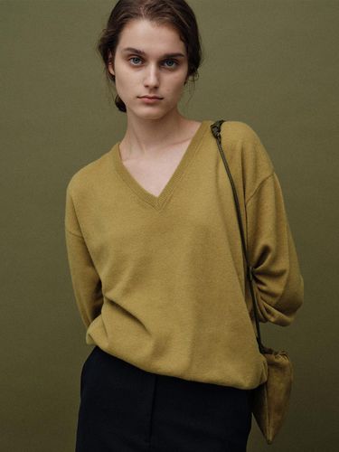 Puno V-neck Pullover - NOTHING WRITTEN - Modalova