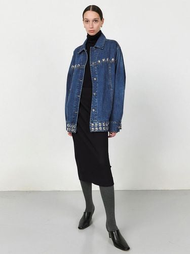 Studs Denim Jacket - ONE - Modalova