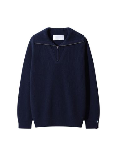 Men Ribbed Polo Sweater ()_D6WAW24102NYX - LE CASHMERE - Modalova