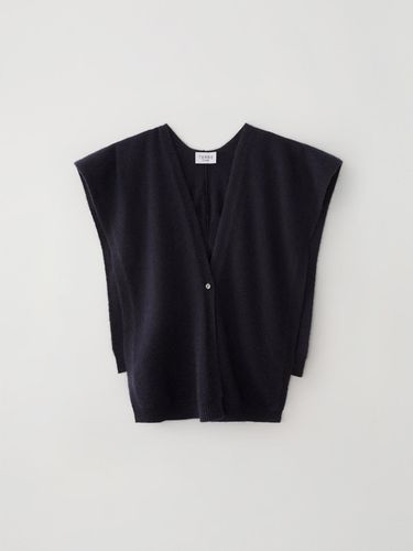 Cashmere button muffler cardigan - TERRE DE CASHMERE - Modalova