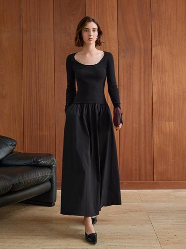 YY_Gentle shirring long dress - yyiam - Modalova