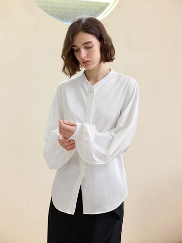 YY_Temperament long sleeve white shirt - yyiam - Modalova