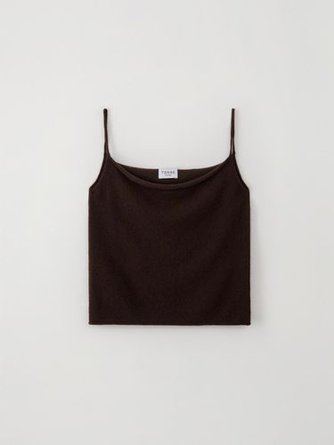 Cashmere Slip Top Dark Brown - TERRE DE CASHMERE - Modalova