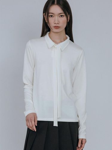 Tie Collar T - Shirt - THE ANY - Modalova