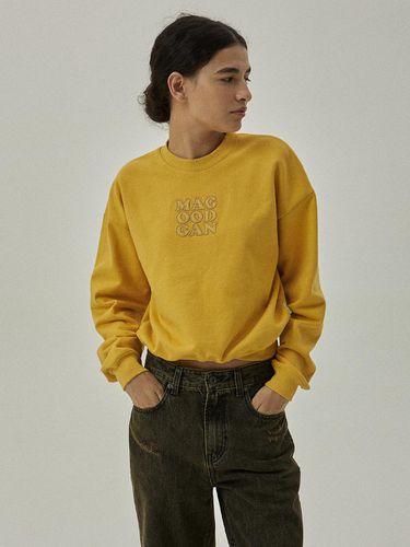 Akareet 3411 Logo Embroidery Cropped Sweatshirt - MAGOODGAN - Modalova