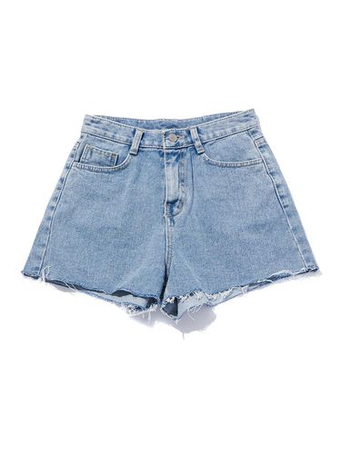 Denim Shorts Indigo Blue - Awesomestudio - Modalova