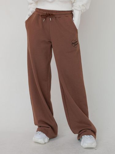 Low-waist wide sweat pants brown - Awesomestudio - Modalova