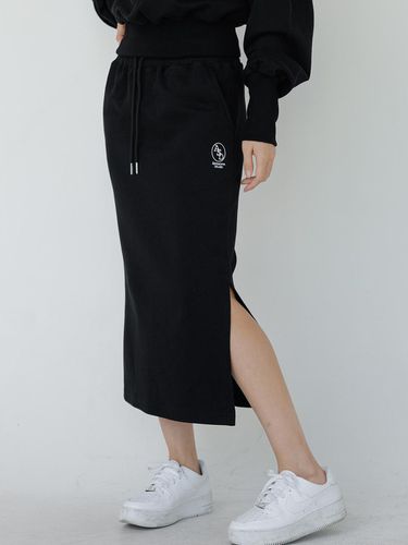 Sweat long skirt black - Awesomestudio - Modalova