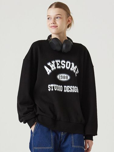 Awesome Mangsang Graphic Sweatshirt Black - Awesomestudio - Modalova