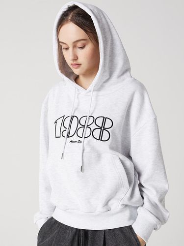 Embroidered Hooded Sweat Shirt - Awesomestudio - Modalova