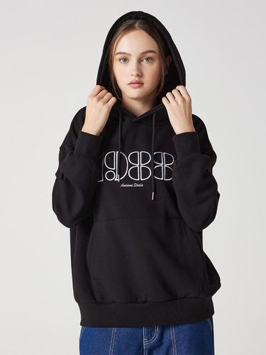 Embroidered Hooded Sweat Shirt - Awesomestudio - Modalova