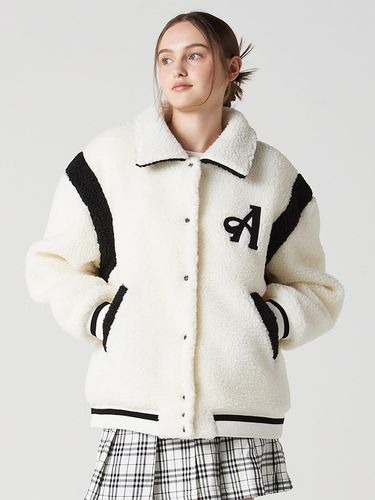 Varsity Fur Padded Jacket - Awesomestudio - Modalova