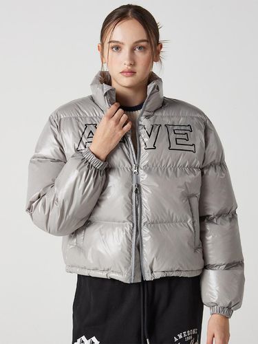 High Glossy Short Padded Jacket - Awesomestudio - Modalova