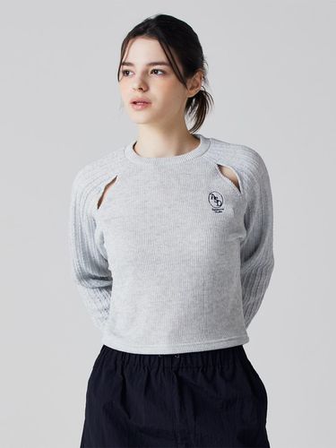 Armhole Slit Knitwear T-Shirt - Awesomestudio - Modalova