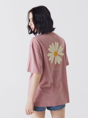 Daisy printed oversized fit Short-sleeved T-shirt - Awesomestudio - Modalova