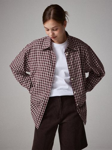 Dobie Embroidered Checkered Shirt - Awesomestudio - Modalova