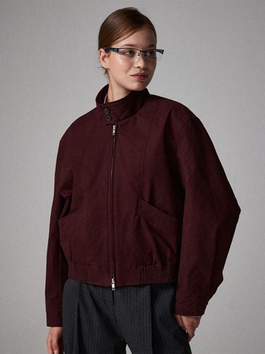 Harrington jacket burgundy - Awesomestudio - Modalova