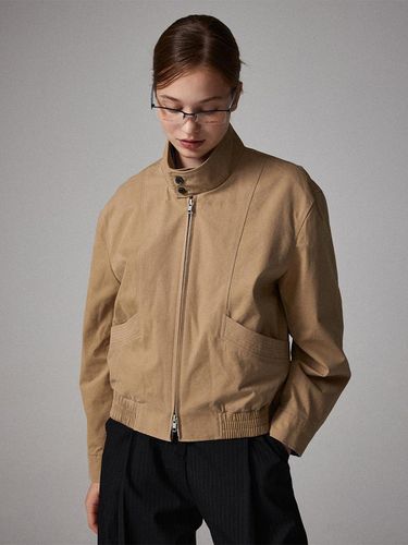 Harrington Jacket Beige - Awesomestudio - Modalova