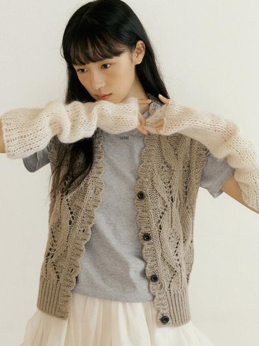 Wool] alps knit vest 231 (beige) - VERBE - Modalova