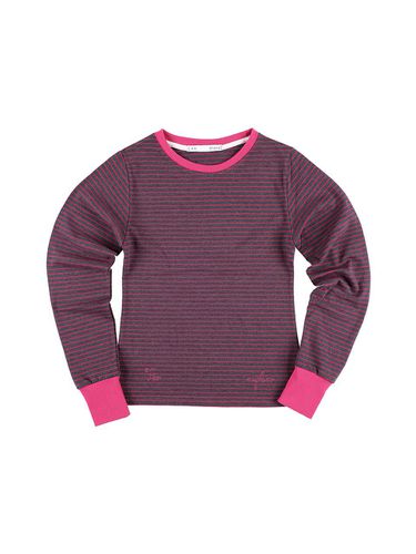 LOVE U LONG SLEEVE T (GREY & PINK) - ONSKA - Modalova