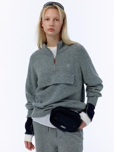 Knit Anorak (Grey) - CLOVE - Modalova